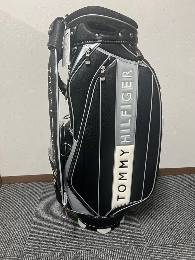   キャディバッグ ブラック/ホワイト