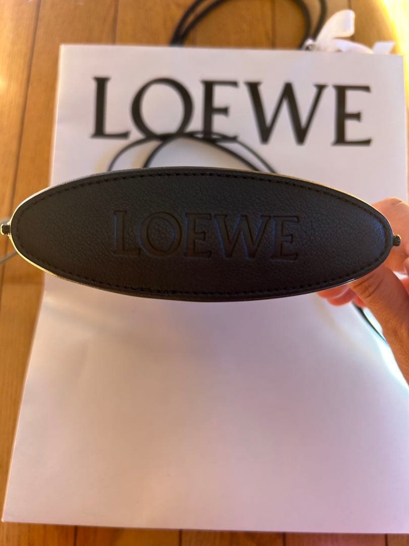 ロエベ LOEWE ショルダーバッグ ダイスポケット　ブラック