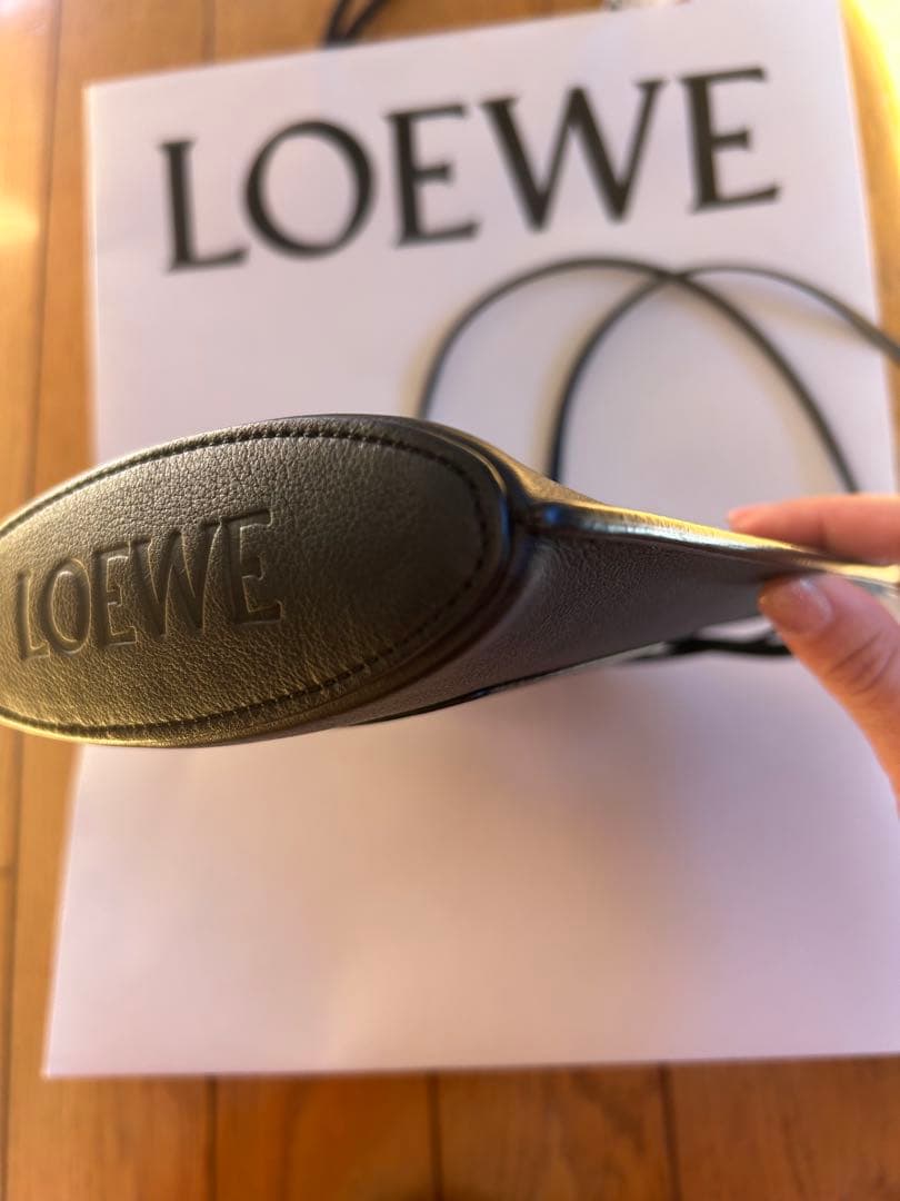 ロエベ LOEWE ショルダーバッグ ダイスポケット　ブラック