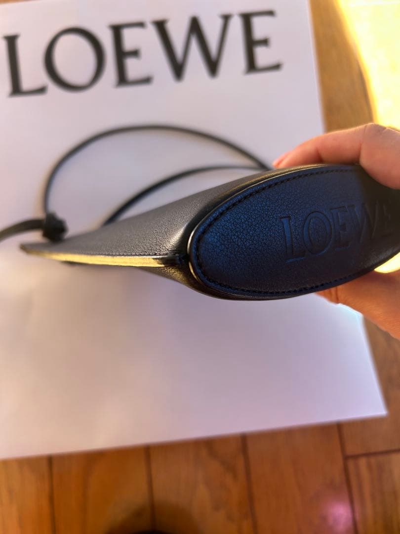 ロエベ LOEWE ショルダーバッグ ダイスポケット　ブラック