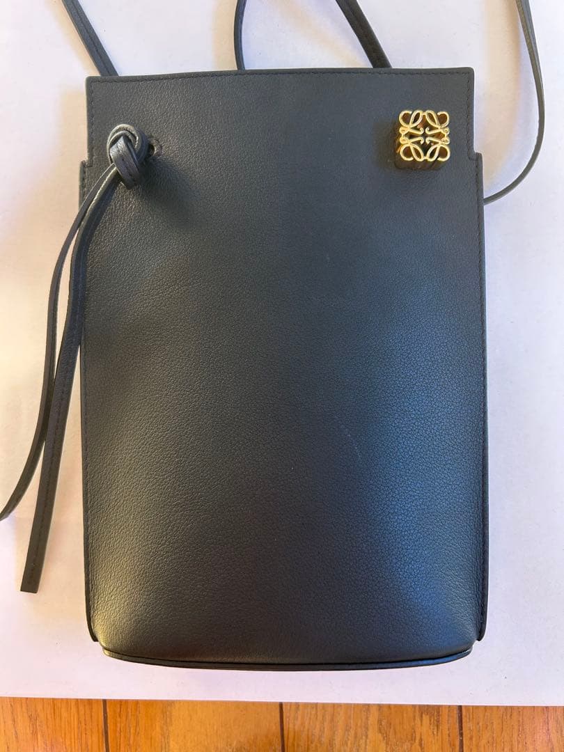 ロエベ LOEWE ショルダーバッグ ダイスポケット　ブラック