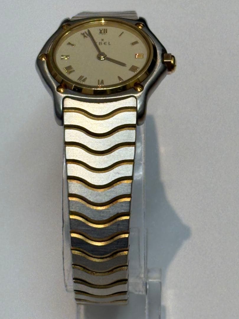 ✨美品✨エベル　スポーツクラシック18kゴールドベゼル　クォーツ腕時計◇