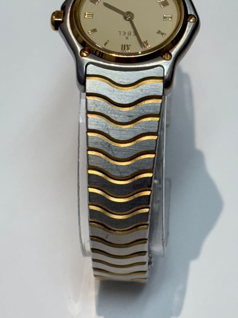 ✨美品✨エベル　スポーツクラシック18kゴールドベゼル　クォーツ腕時計◇