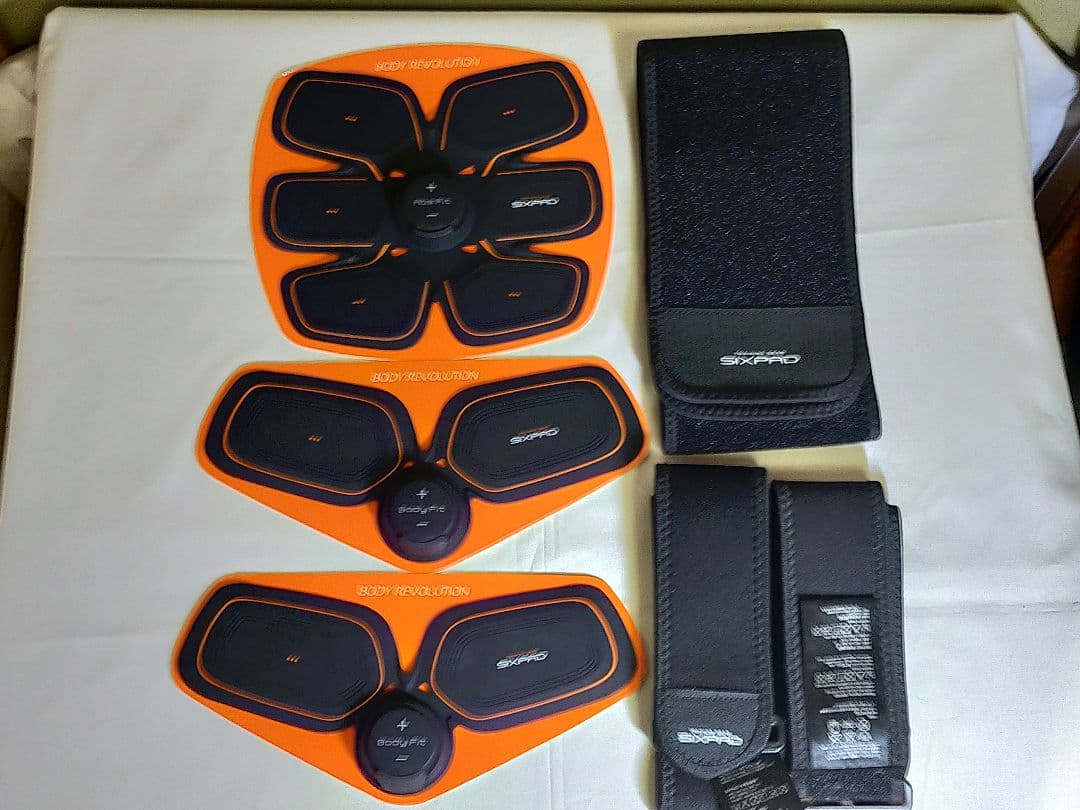 美品 SIXPAD充電式 AbsFit2×1・BodyFit2×2・ジェルシート