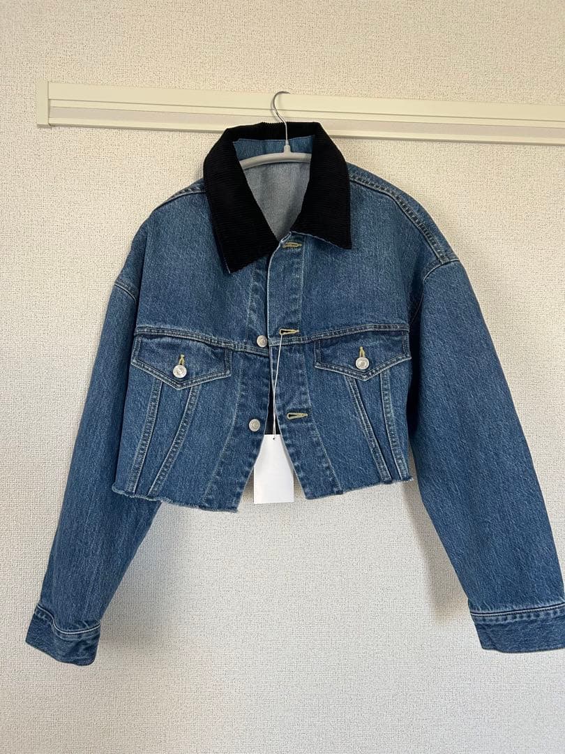 gypsohila cropped denim jacket デニムジャケット