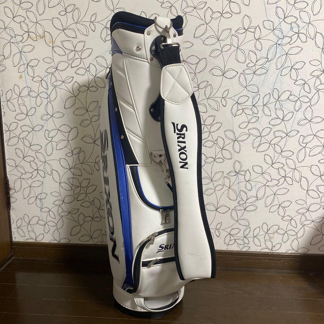 Srixon キャディバッグ ホワイト/ブルー