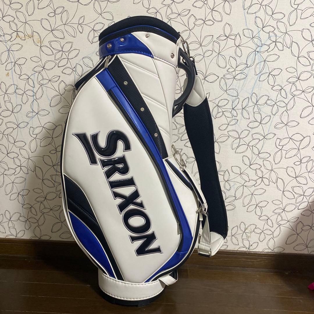 Srixon キャディバッグ ホワイト/ブルー