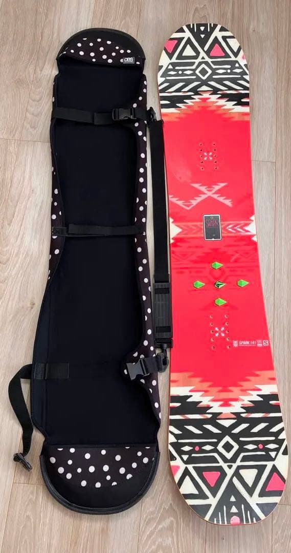 SALOMON SPARK 141 スノーボード カバー付き