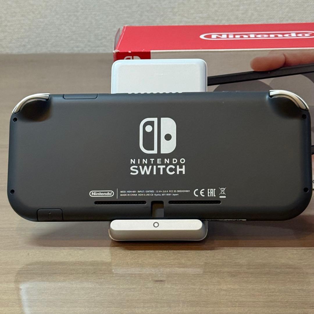 7-103【美品】Switch LITE グレー 箱付き