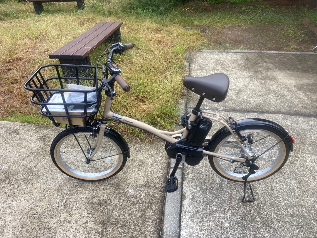 電動アシスト自転車 シティタイプ ベージュ