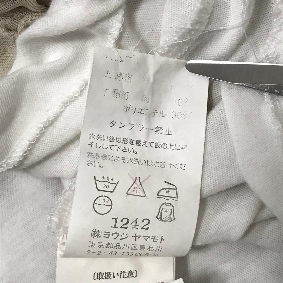 90s Y's for men ワイズ　ビンテージ長袖レイヤードTシャツ　日本製