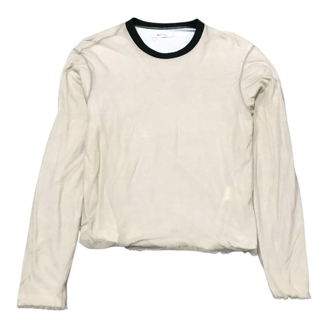 90s Y's for men ワイズ　ビンテージ長袖レイヤードTシャツ　日本製