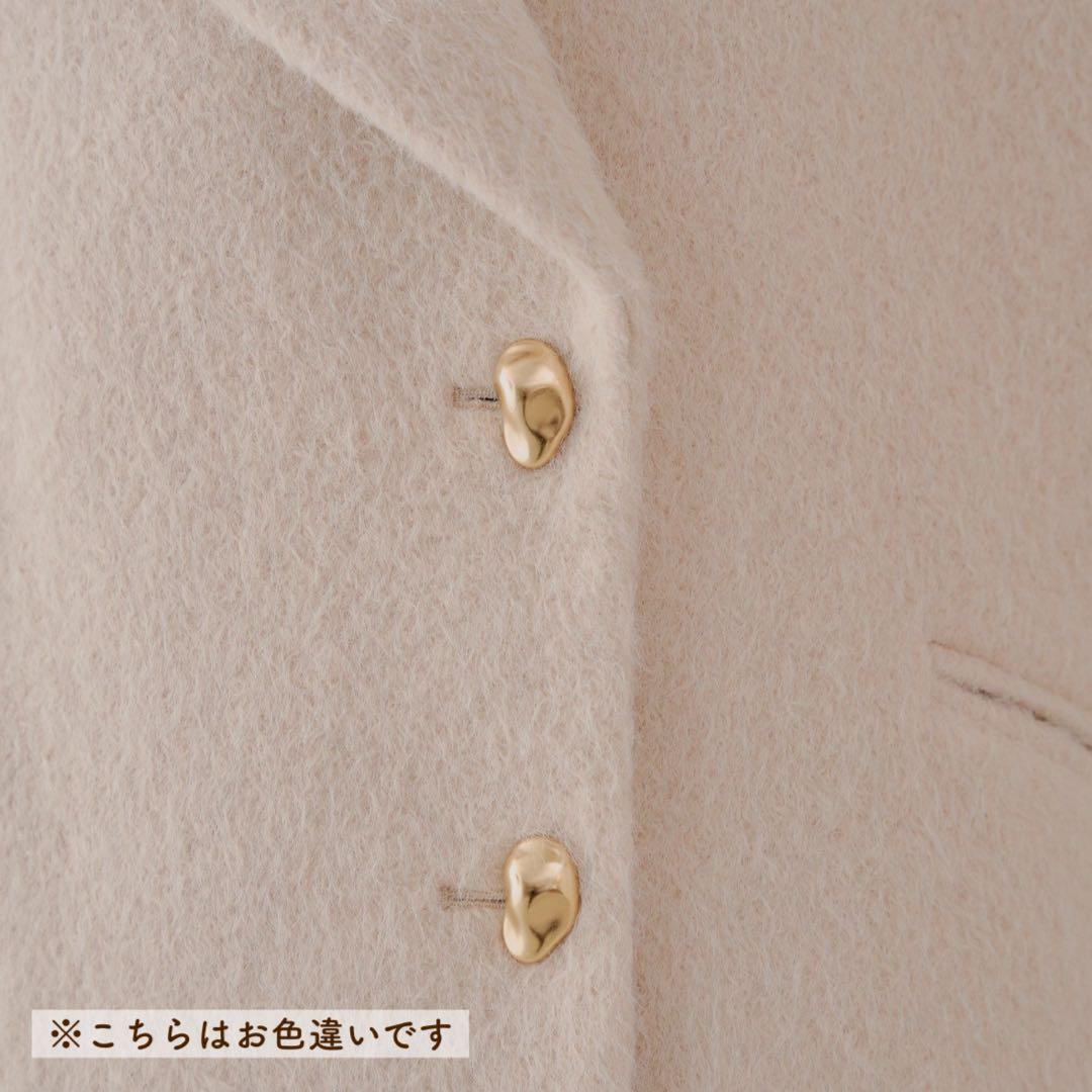 【新品タグ付き】Chico / 金釦シャギールーズコート