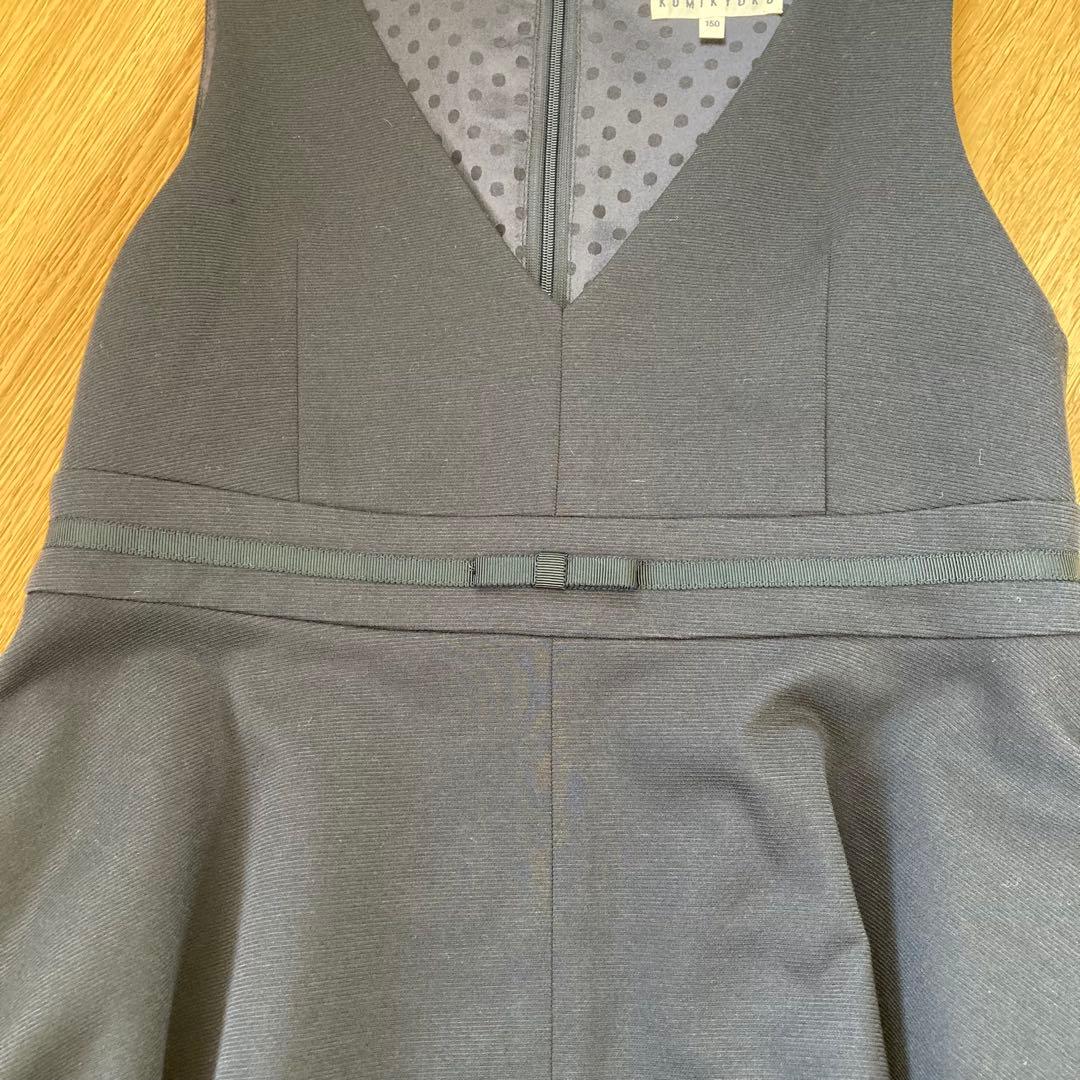 組曲150 フォーマル　ネイビージャケット　ノースリーブワンピース　ブラウス