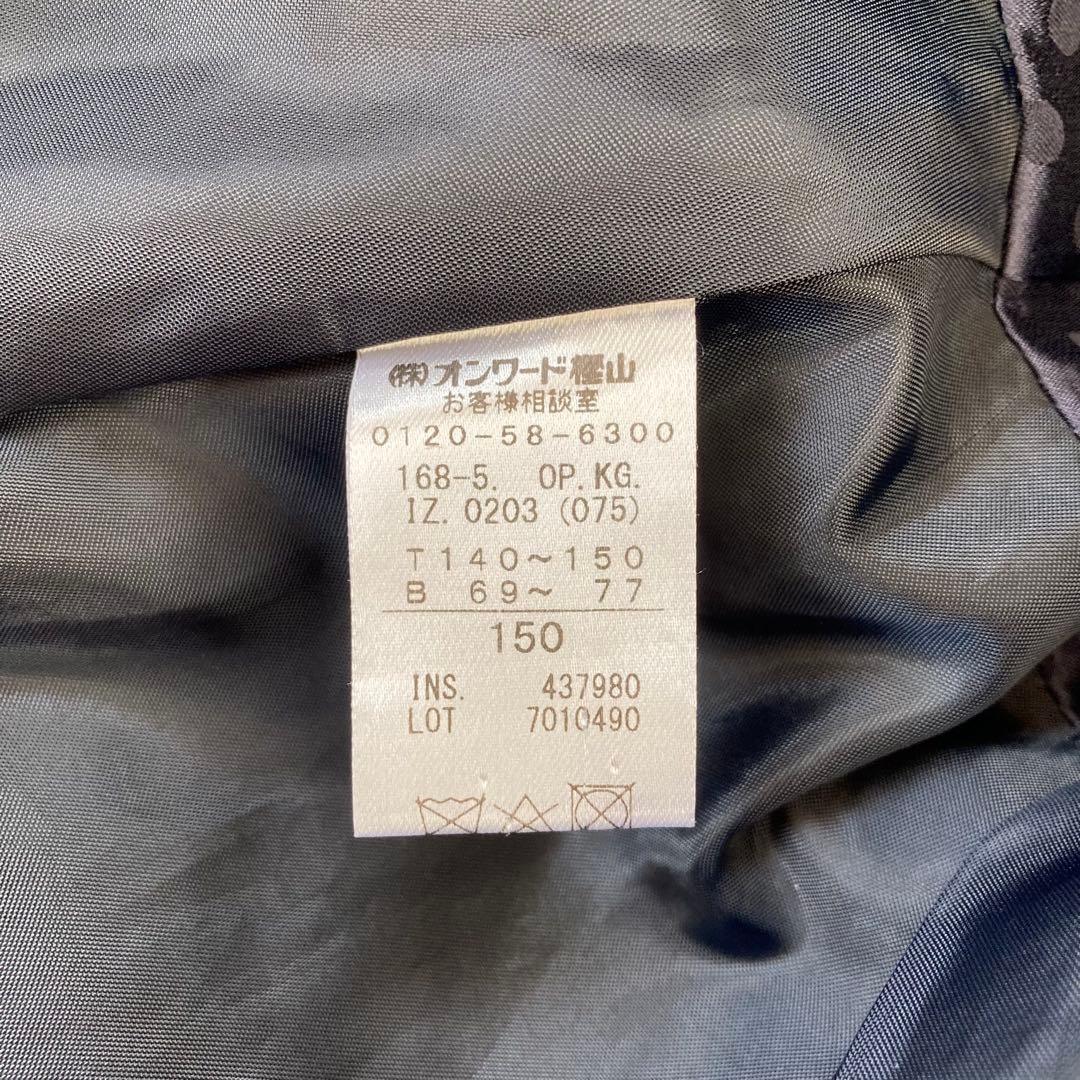 組曲150 フォーマル　ネイビージャケット　ノースリーブワンピース　ブラウス