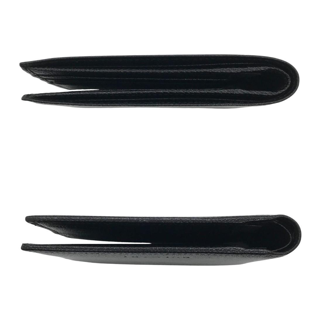 【新品未使用】BVLGARI ブルガリ 二つ折り 財布 レザー 札入れ