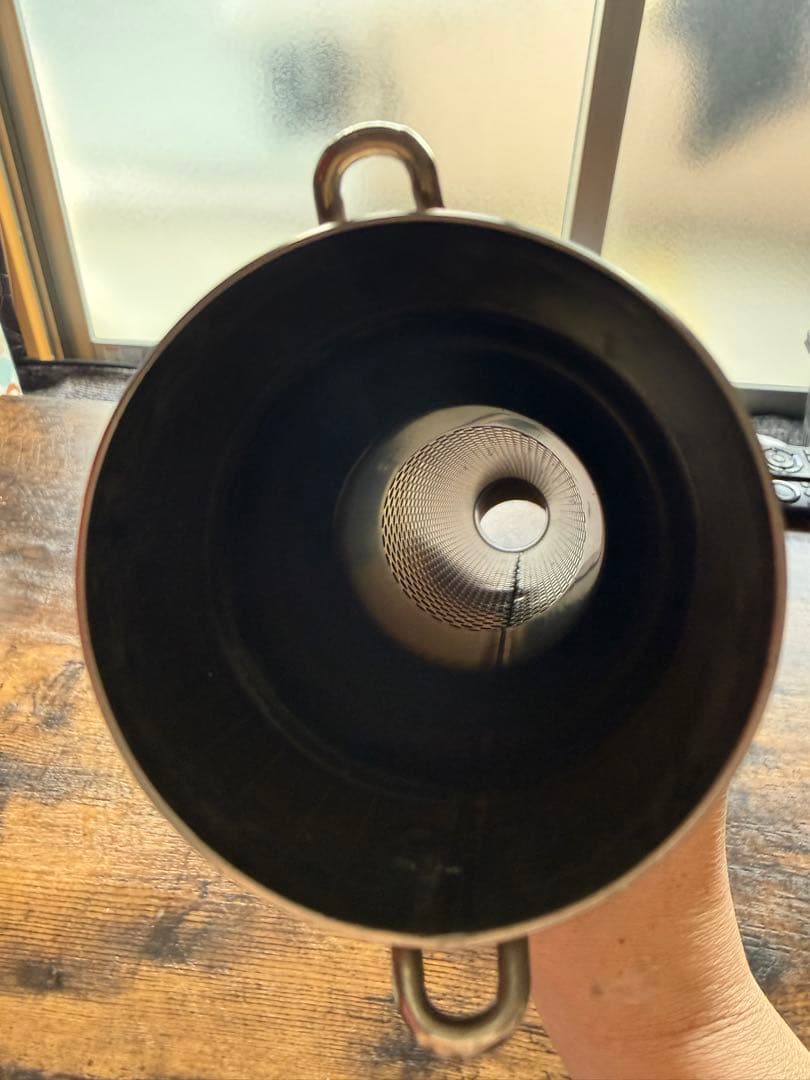 マシマシたらこスパゲッティ　 ステンレス製 円筒形マフラー