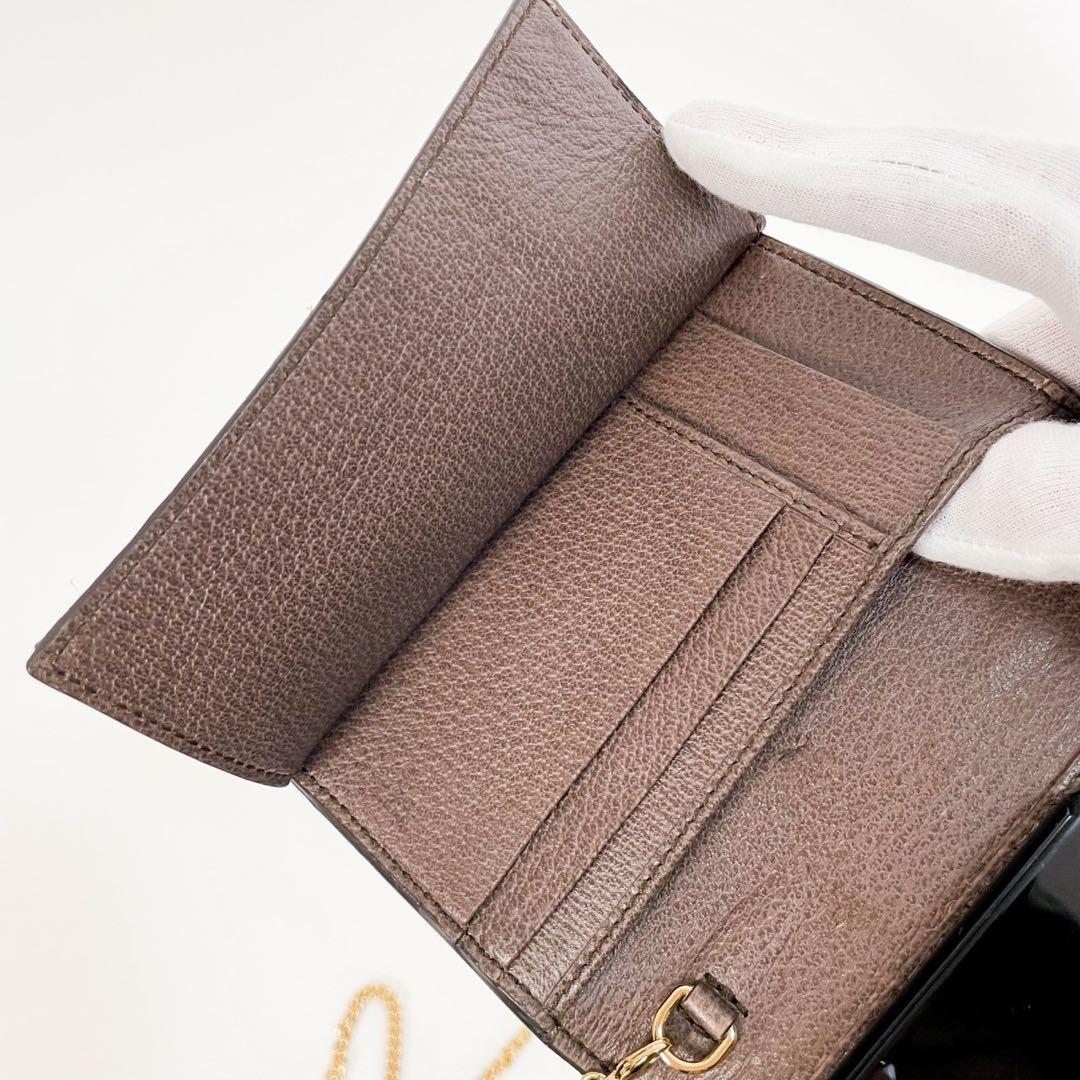 ✨美品✨グッチ GGシェリーライン チェーンショルダー iPhoneケース SE