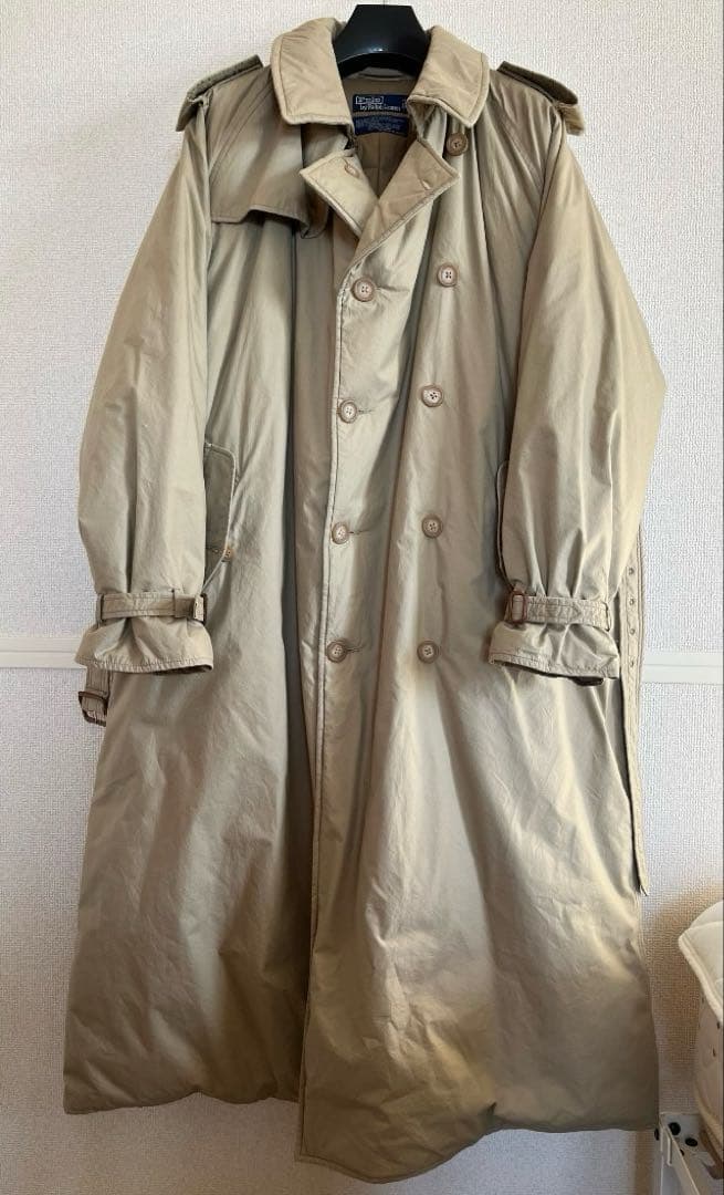 ラルフローレン ダウントレンチコート 90sヴィンテージ