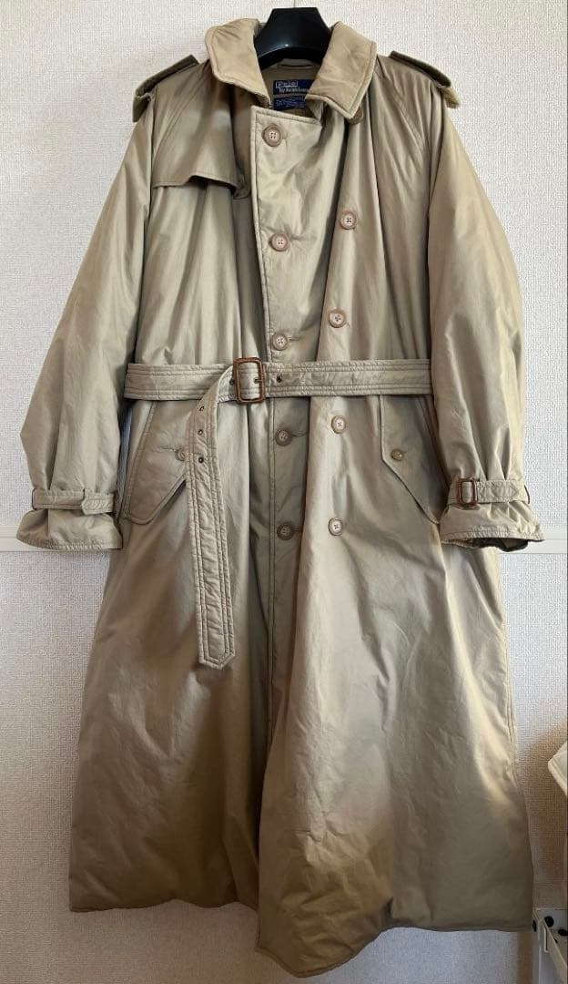 ラルフローレン ダウントレンチコート 90sヴィンテージ