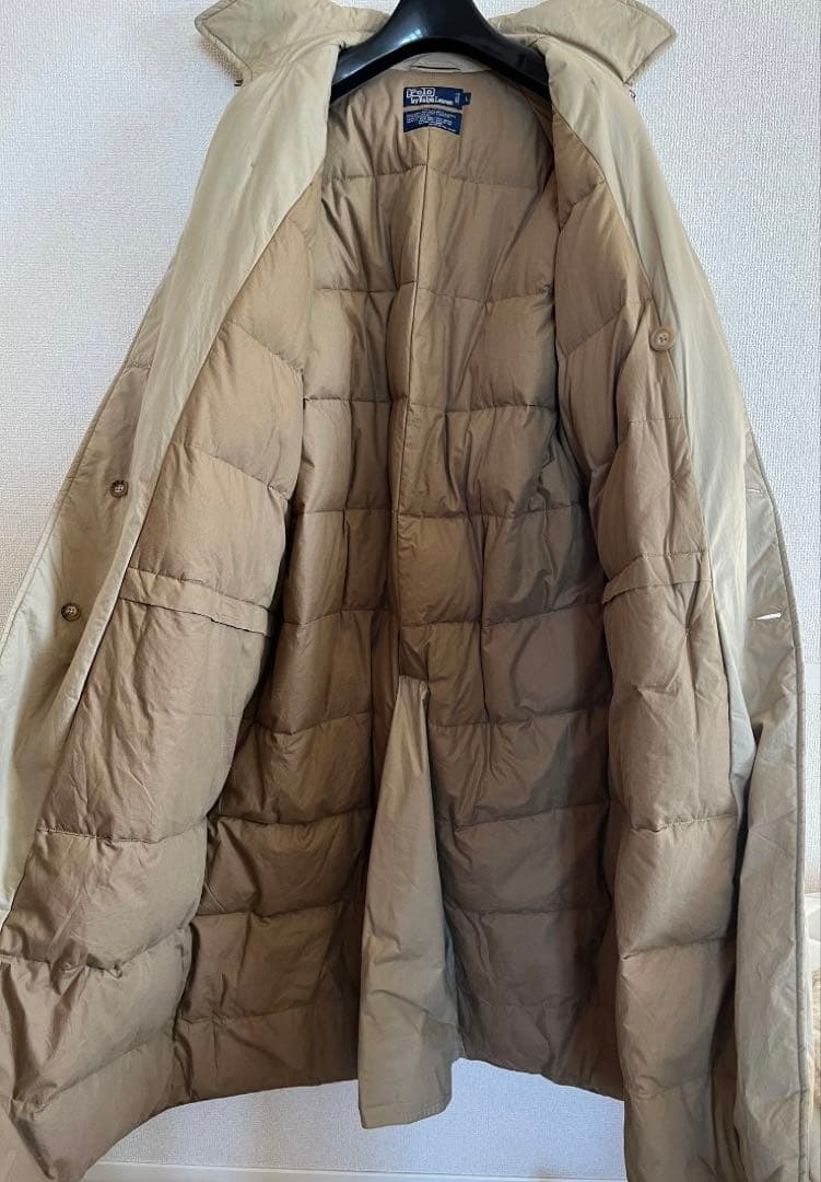 ラルフローレン ダウントレンチコート 90sヴィンテージ