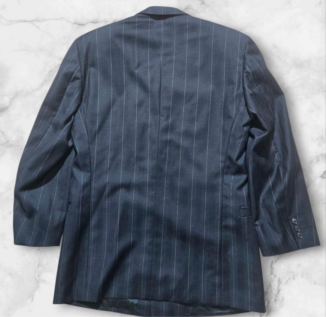 ジャンニ・ヴェルサーチ　ブラック ストライプ　セットアップ 90s イタリア製