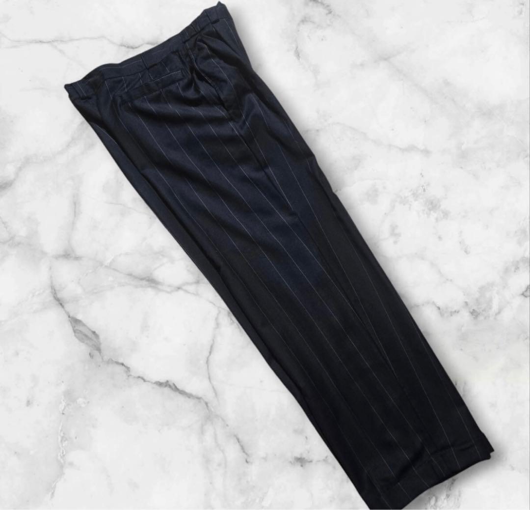 ジャンニ・ヴェルサーチ　ブラック ストライプ　セットアップ 90s イタリア製