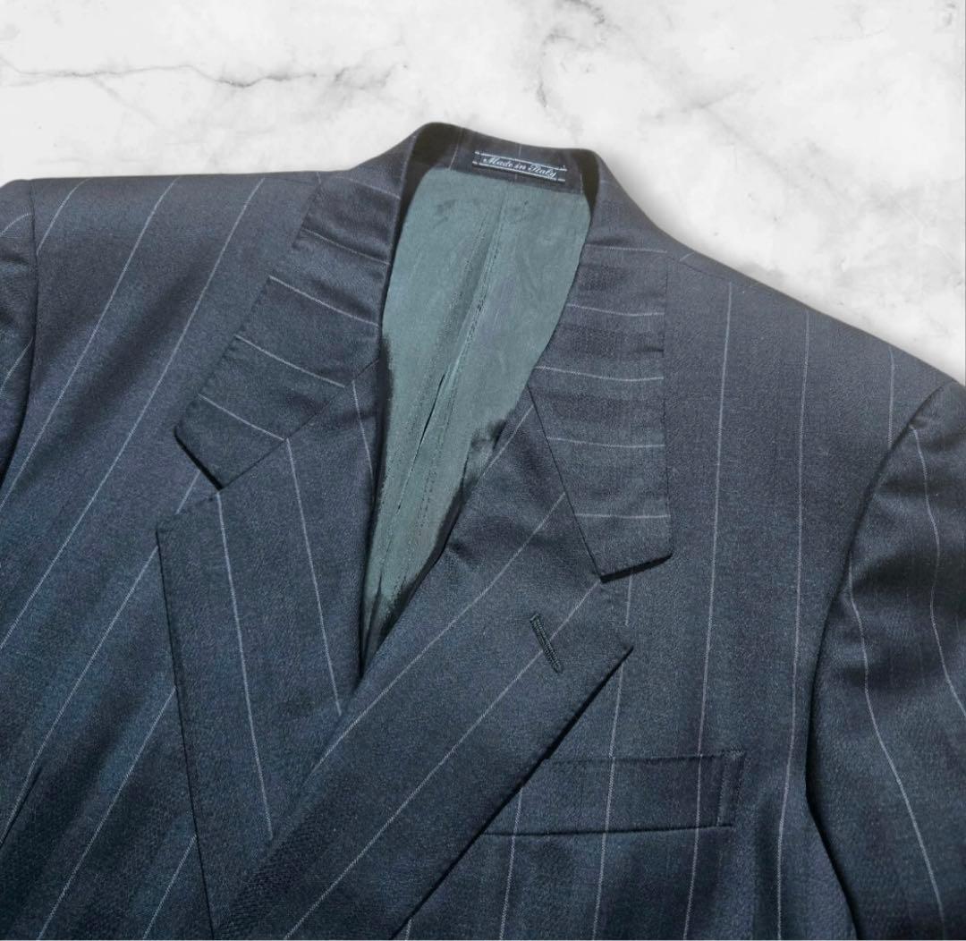 ジャンニ・ヴェルサーチ　ブラック ストライプ　セットアップ 90s イタリア製