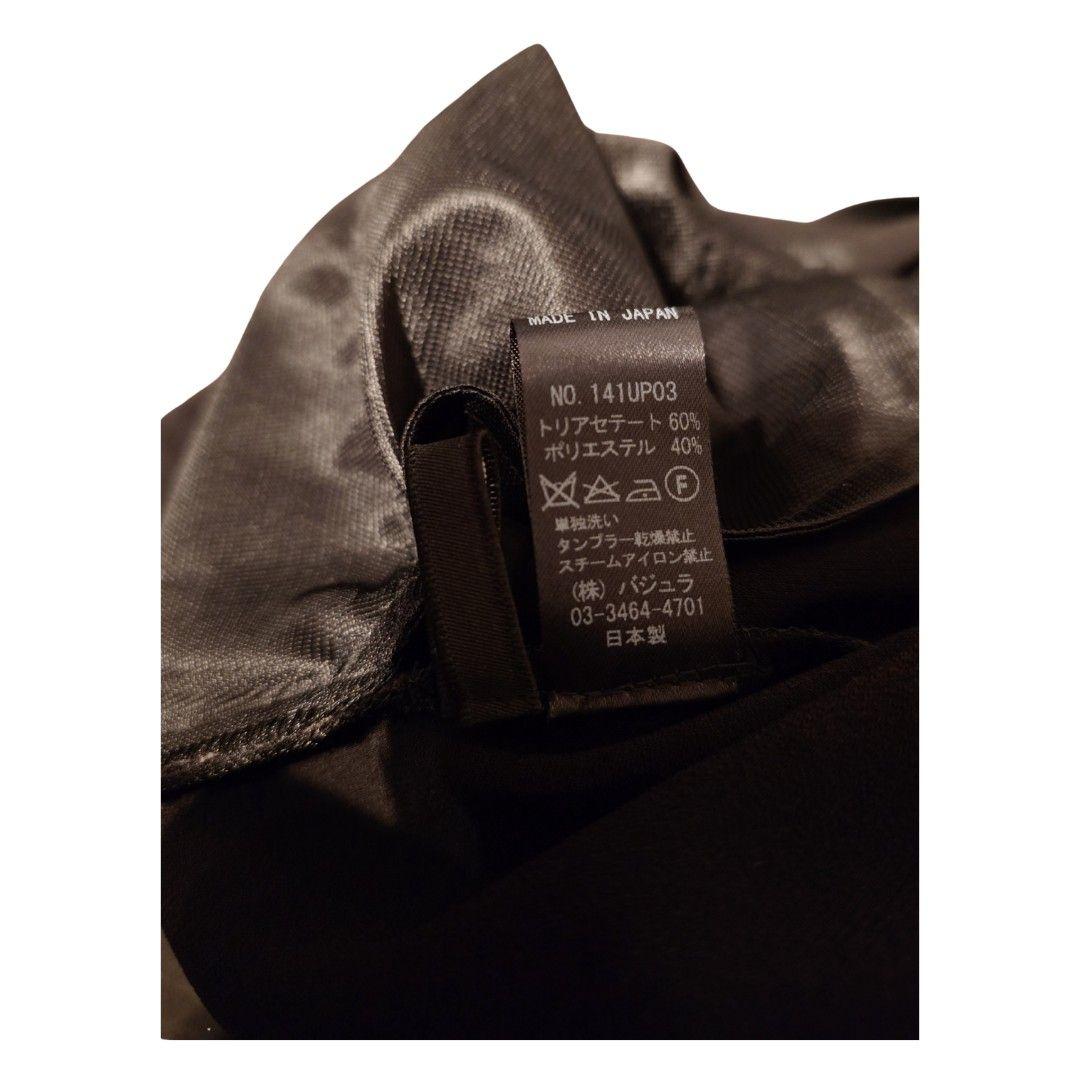 bajra トリアセテート ワイドカーゴパンツ 黒 サイズ③