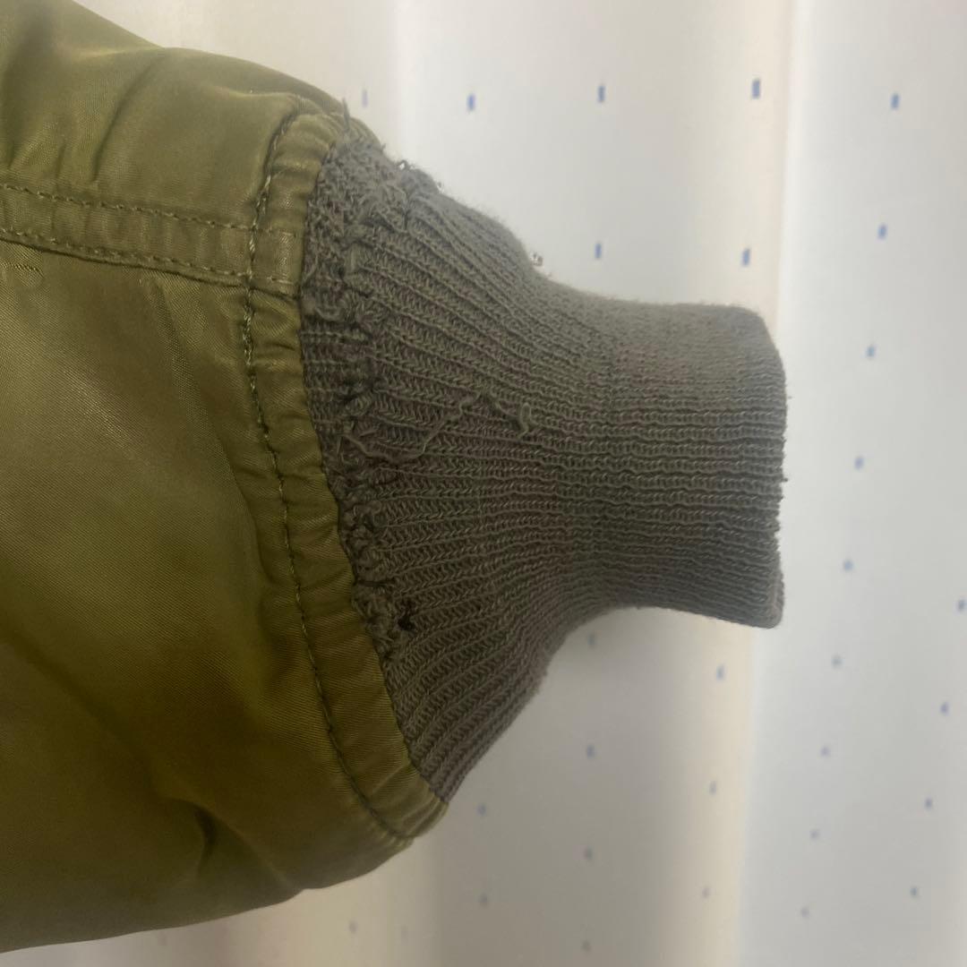 80s？ALPHA MA-1USA製オレンジ裏地 フライトジャケットS 説明必読