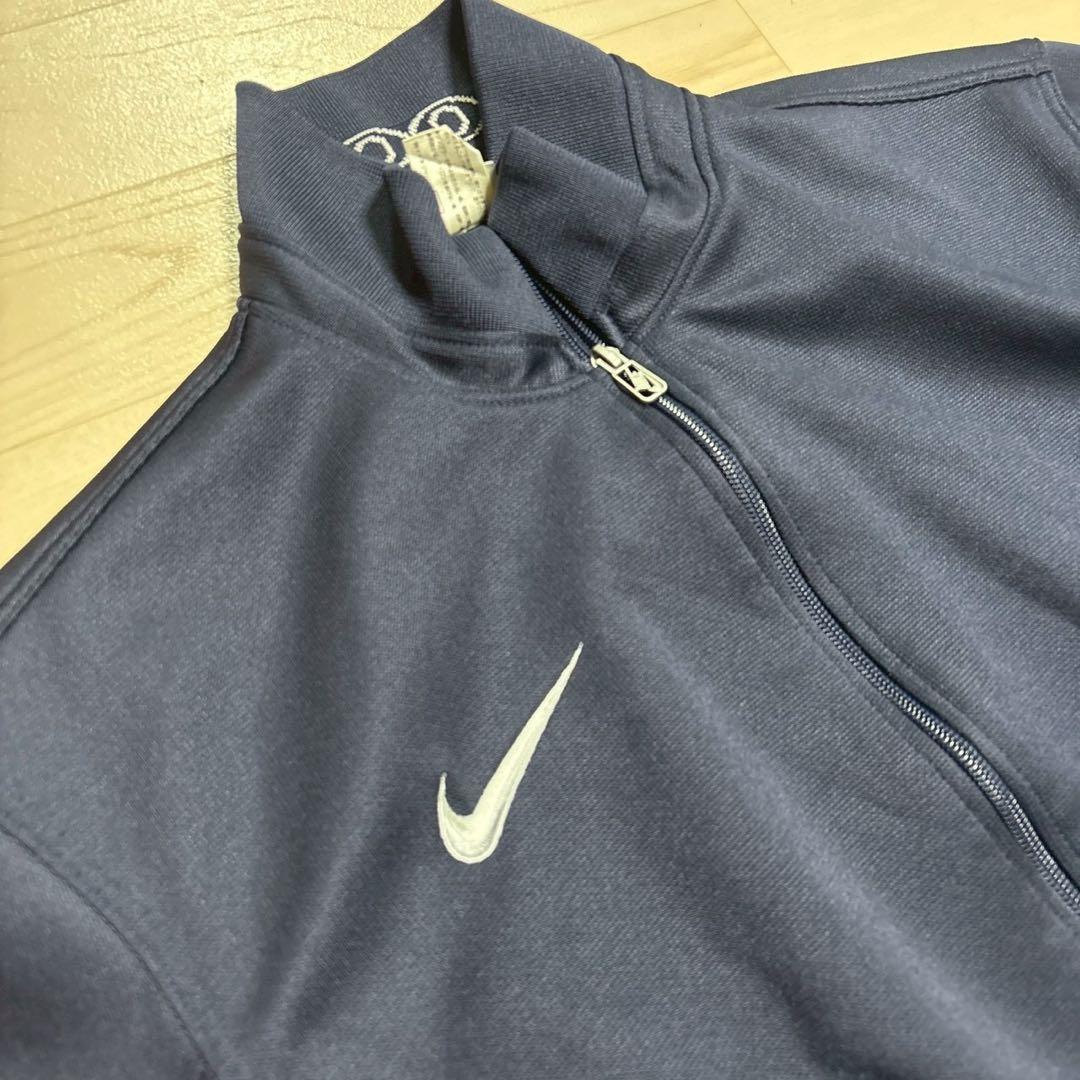 Nike ナイキ　90s ネイビー フルジップジャージ 上下セットアップ