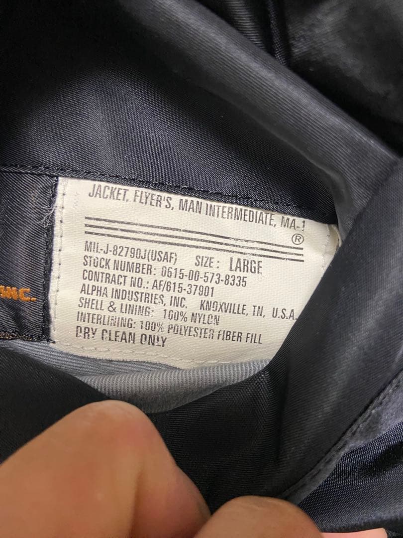 ALPHA フライトジャケット　size L