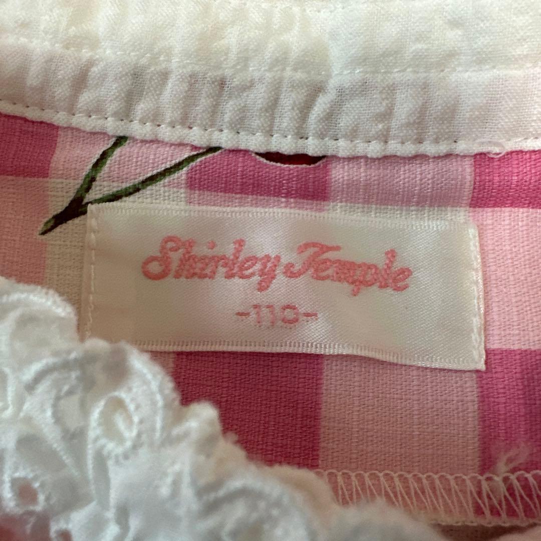 最終本日削除　110SHIRLEY TEMPLE さくらんぼプリントワンピース