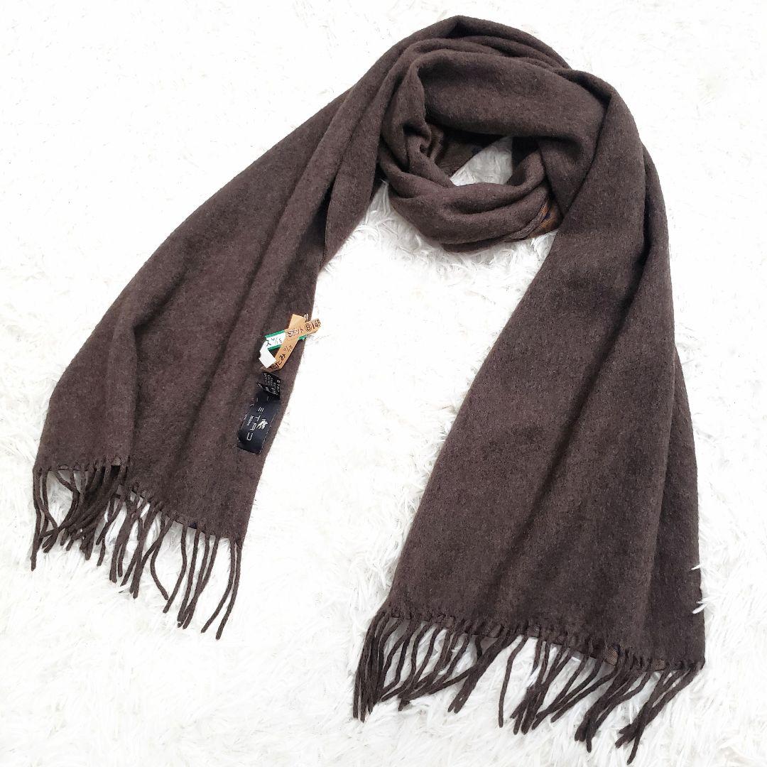 極美品✨ETRO カシミヤ×シルク生地 総柄マフラー ストール リバーシブル