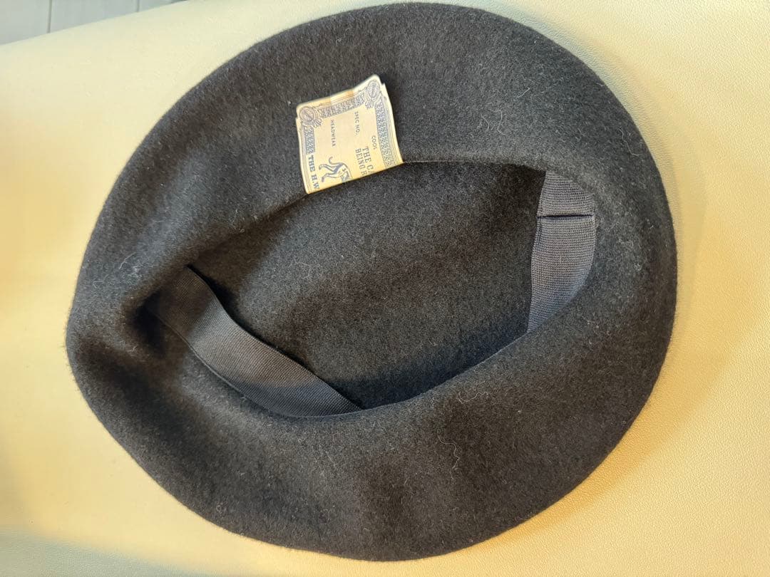 THE H.W. DOG & CO. ベレー帽　ウール　ブラック