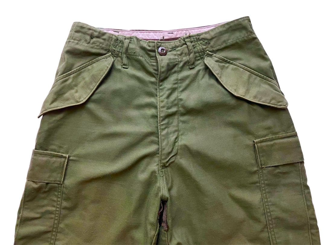 70s 米軍 U.S.ARMY M-65 フィールドカーゴパンツ S-R