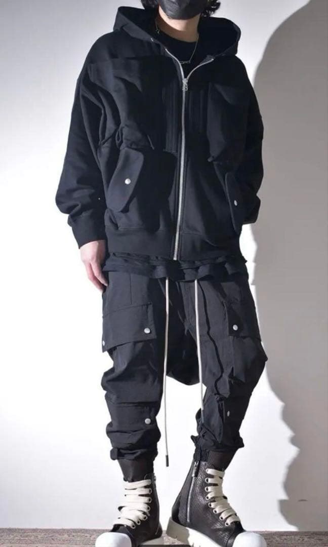 値下げ‼️超美品af artefactサルエルカーゴジョガーパンツ