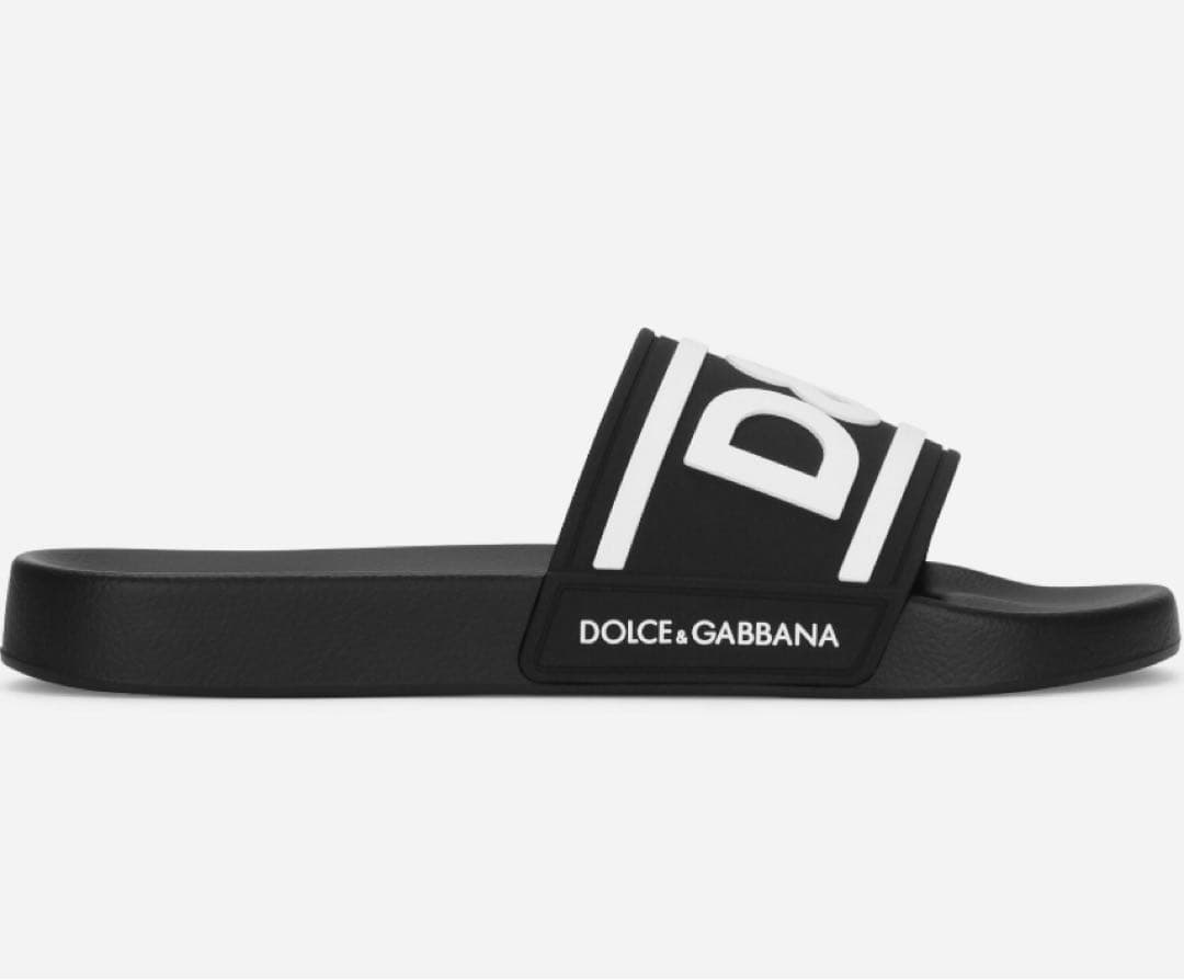Dolce & Gabbana D&G サンダル 黒/白 メンズ