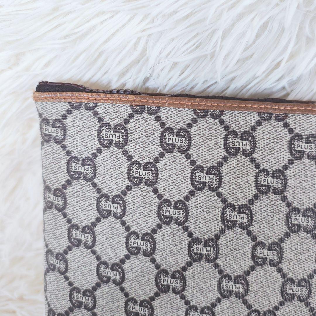 GUCCI Plus グッチ セカンドバッグ クラッチ GG柄 ヴィンテージ