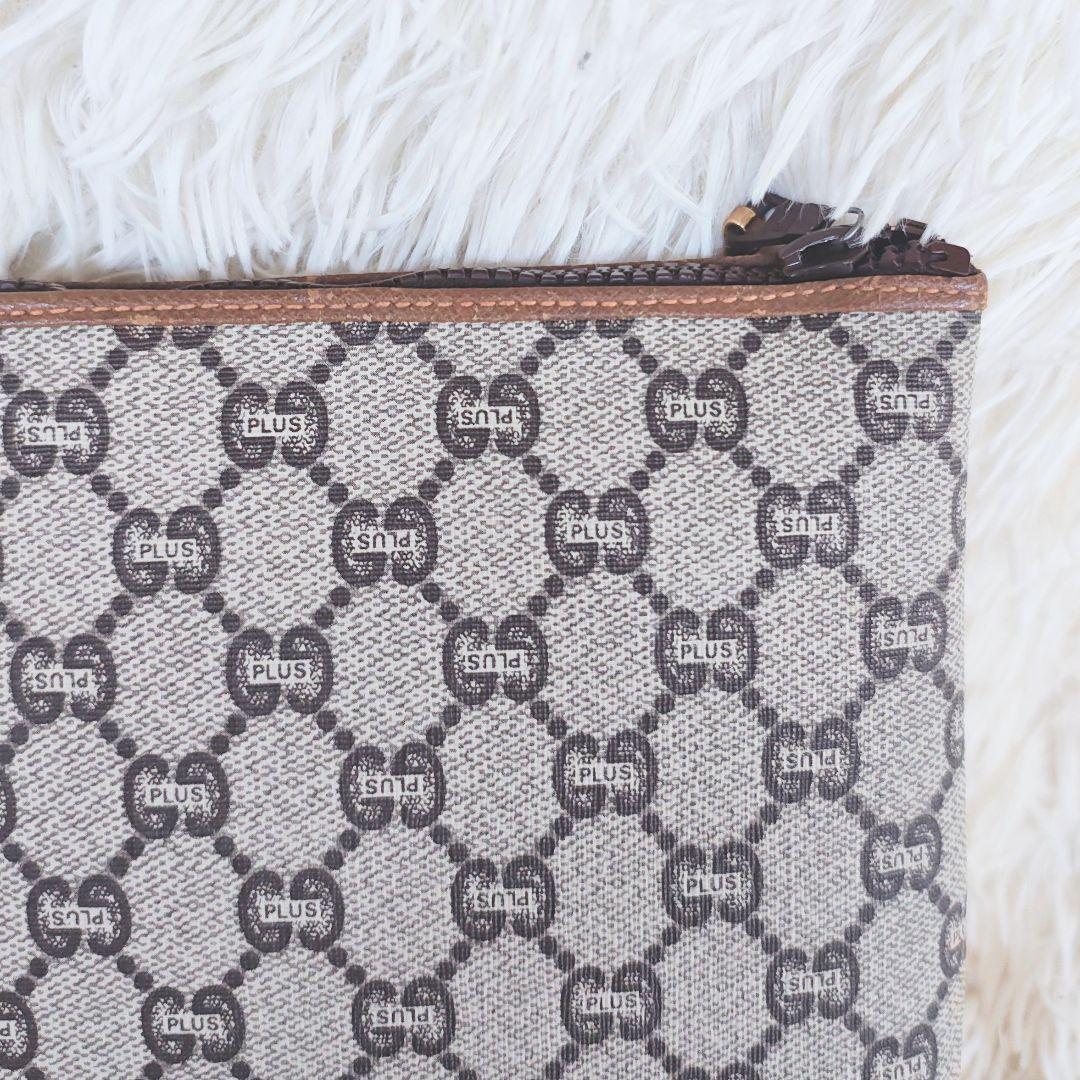 GUCCI Plus グッチ セカンドバッグ クラッチ GG柄 ヴィンテージ