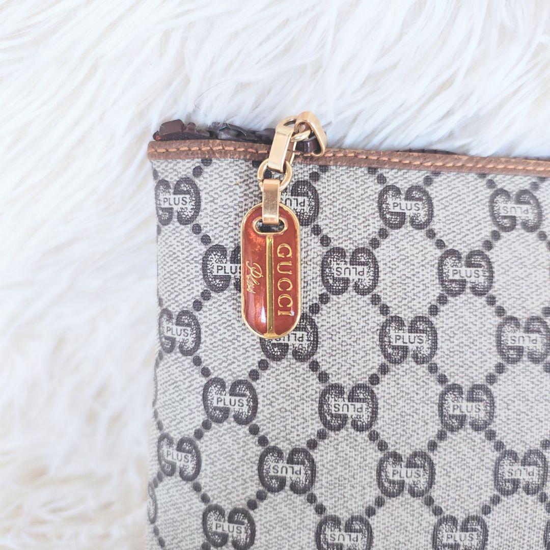 GUCCI Plus グッチ セカンドバッグ クラッチ GG柄 ヴィンテージ