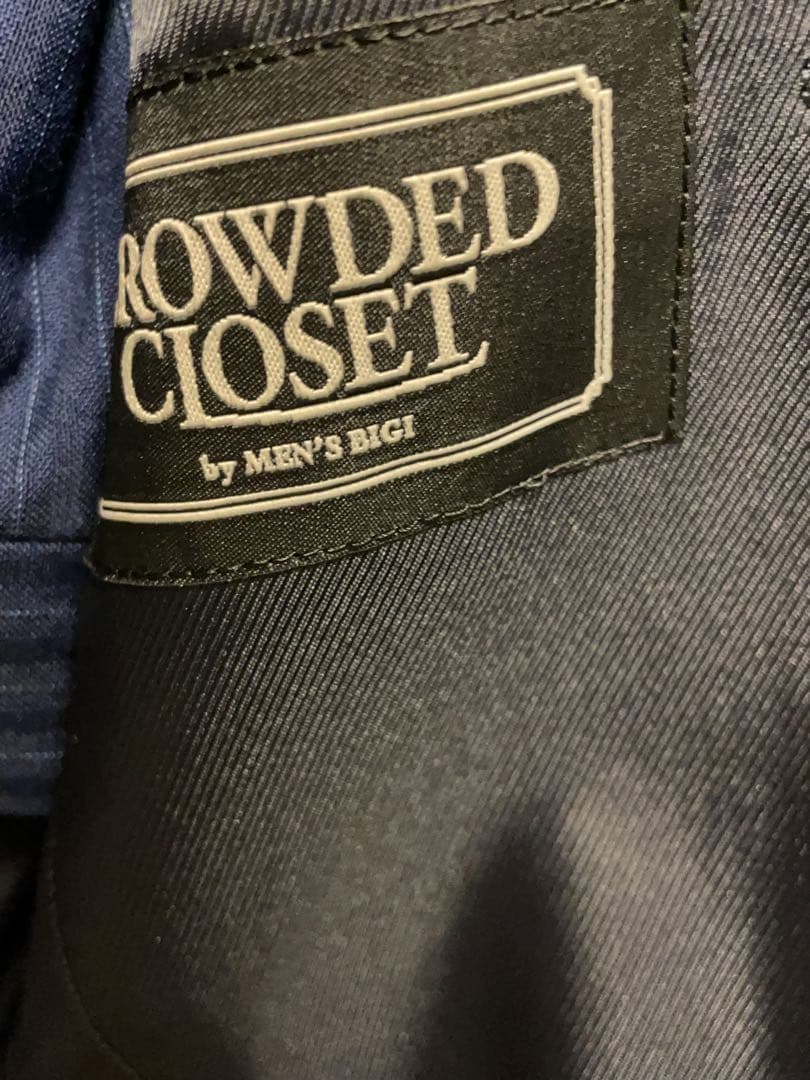 新品 メンズビギ スーツ ネイビーブルー MからLサイズ向け　まとめ買い割引あり