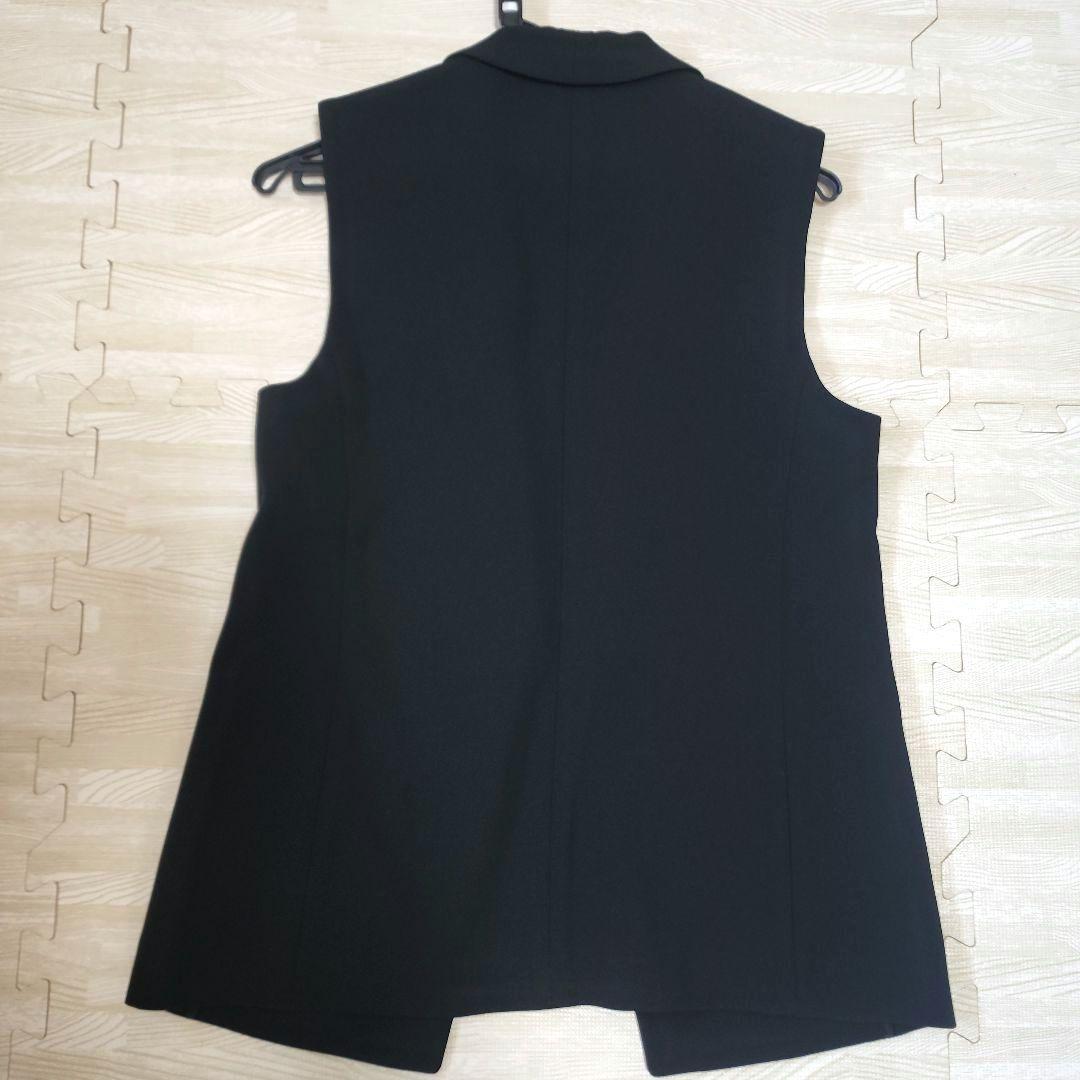 【伊藤】クリーニング済み ANAYI アナイ ブラック ノースリーブベスト