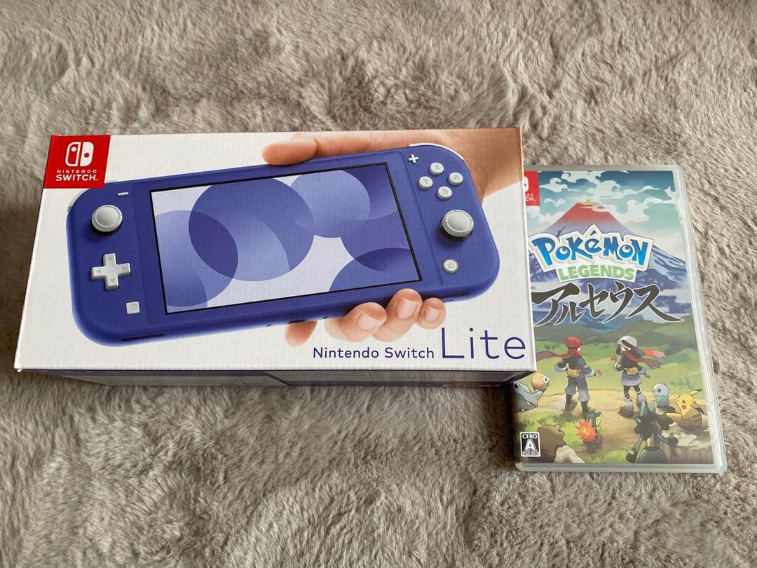 Nintendo Switch Lite パープル 本体　ソフト付き