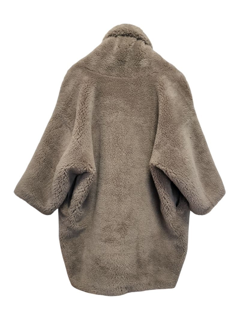 ubig アルパカコクーンコート カーキブラウン フリーサイズ