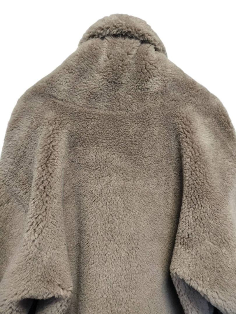 ubig アルパカコクーンコート カーキブラウン フリーサイズ