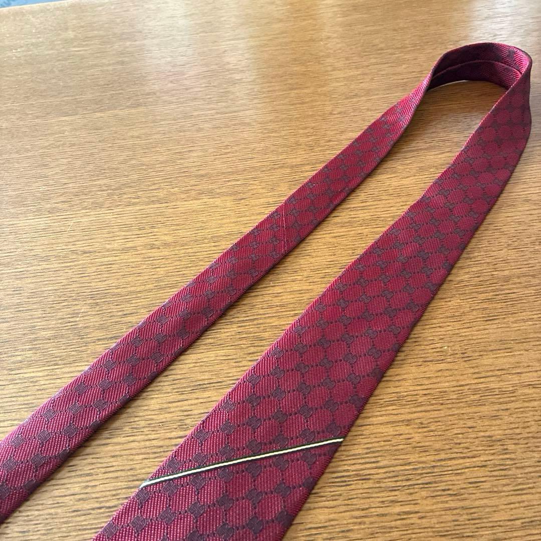 【美品】GUCCI グッチ ネクタイ GG柄