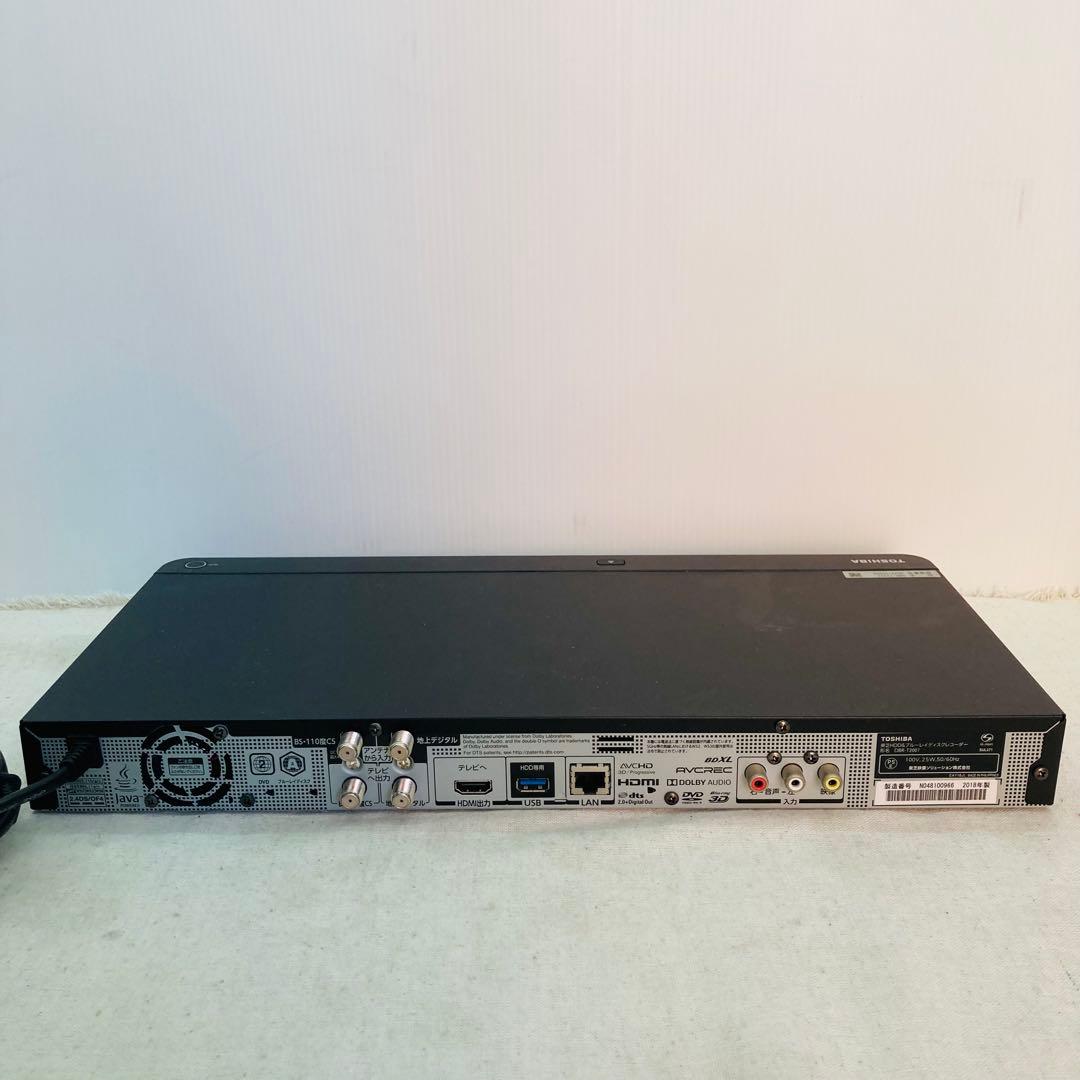 東芝 ブルーレイディスクレコーダー レグザ DBR-T2007 2018年製