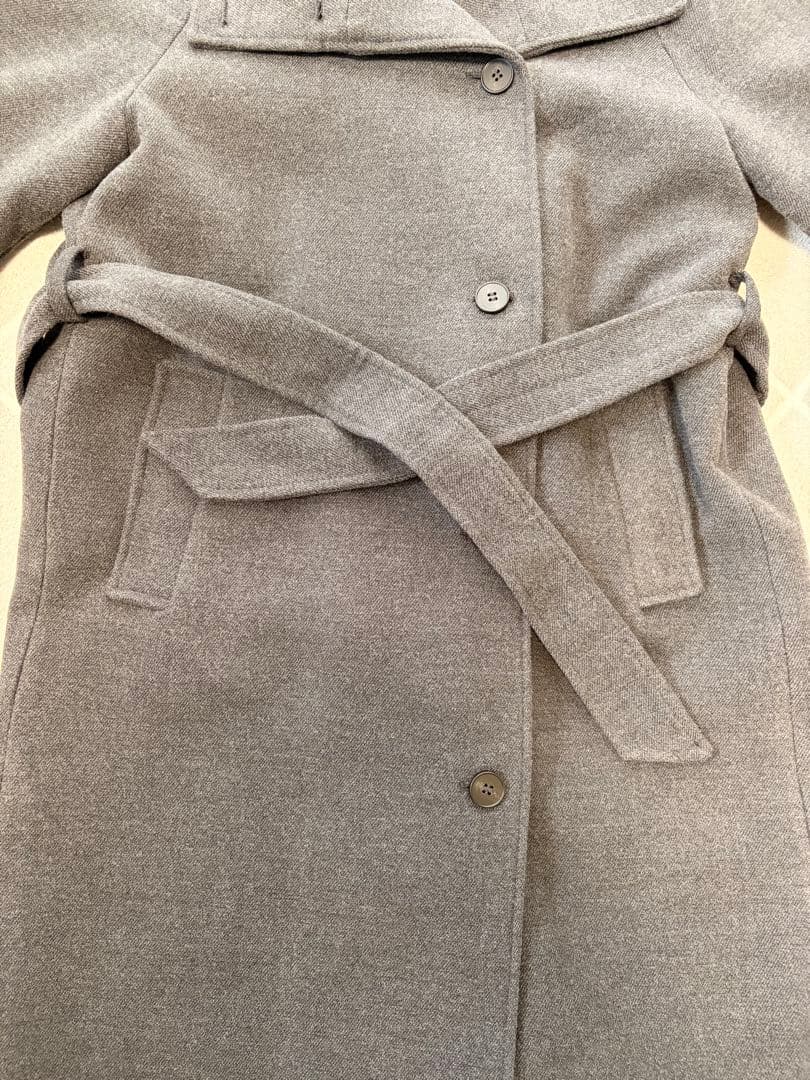 完売品！ZARA ソフトハイネックベルトコート