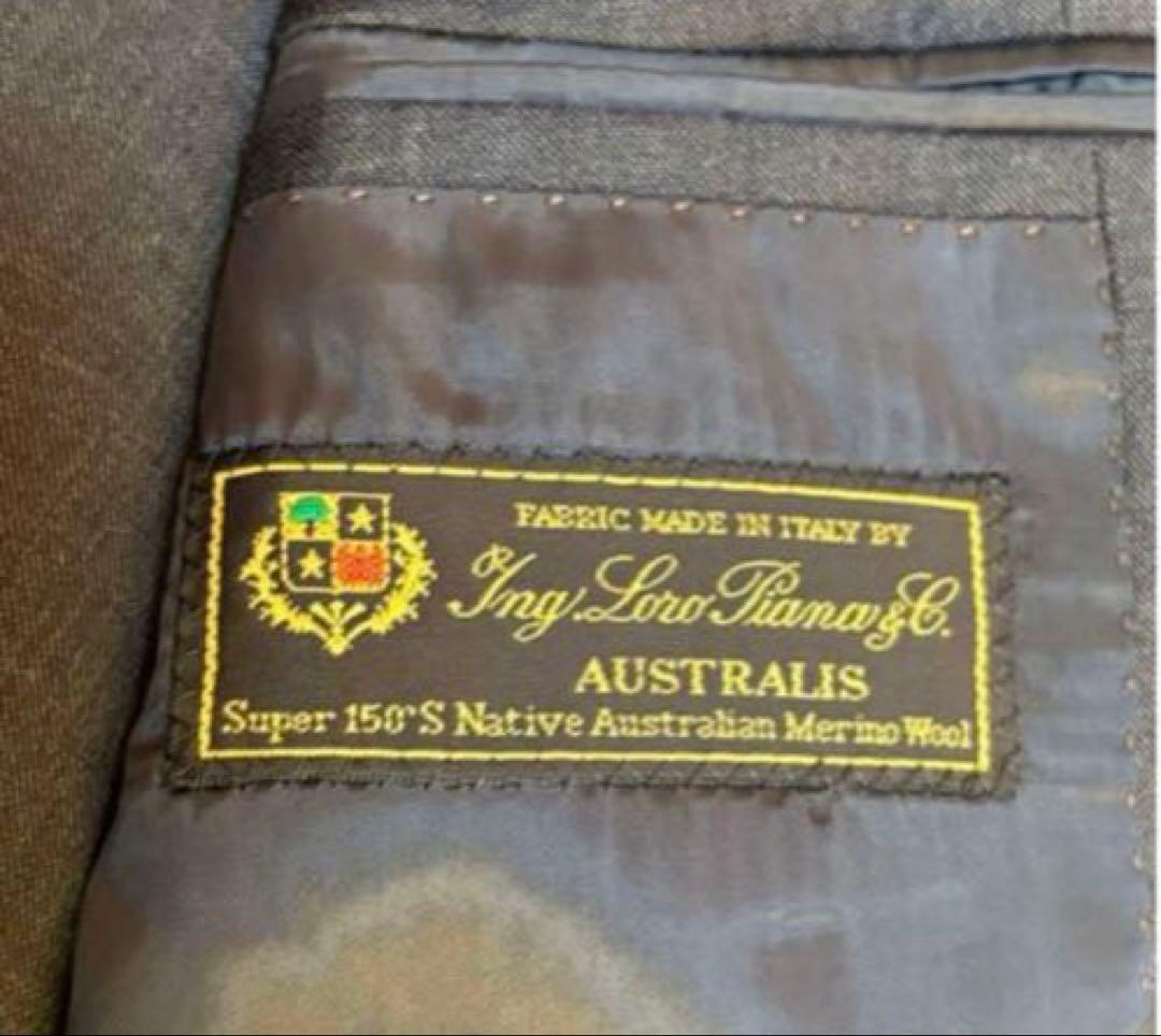 ロロピアーナ ダークグレー ビジネススーツ 3ピース